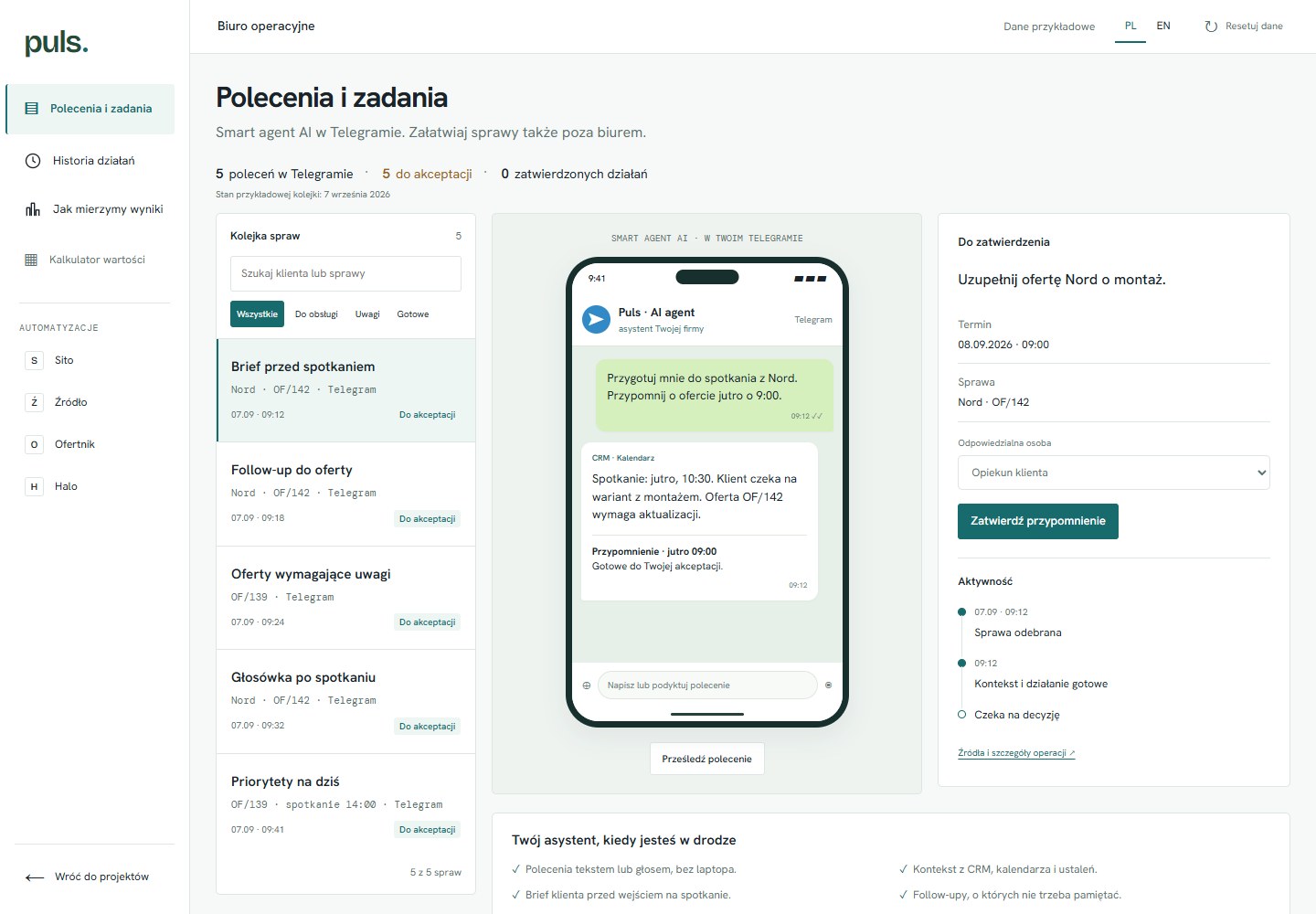 Puls: Agenci AI